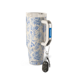 Thicc Buddy 40oz | Blue Floral