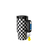 Thicc Buddy 16oz | Black \u0026 White Checkered